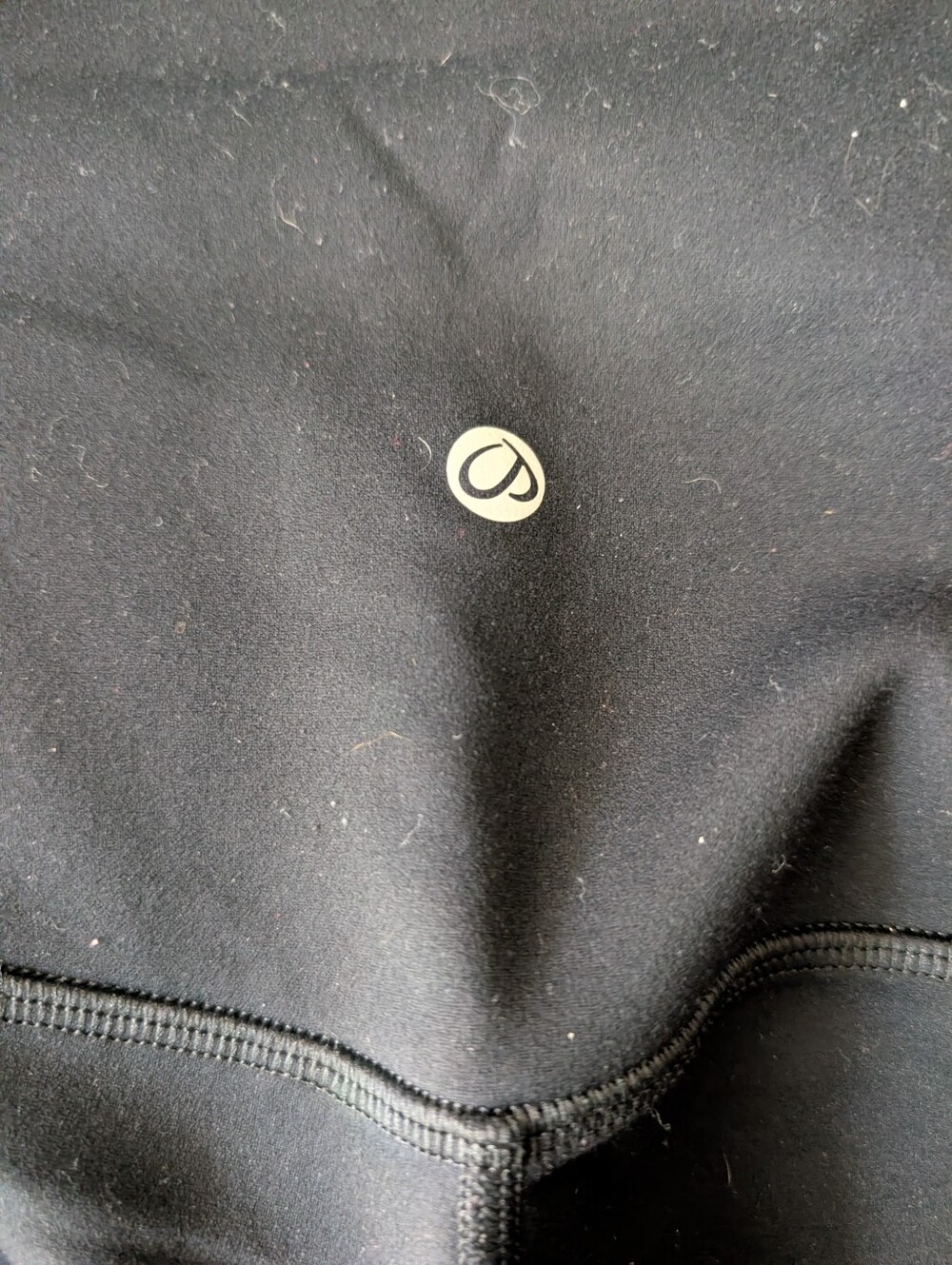 Crz Yoga  Black Athletic Leggings with Icon Logo